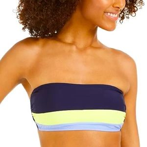 ☀️DKNY Colorblock Bandeau Two-piece Swimsuit NWT
